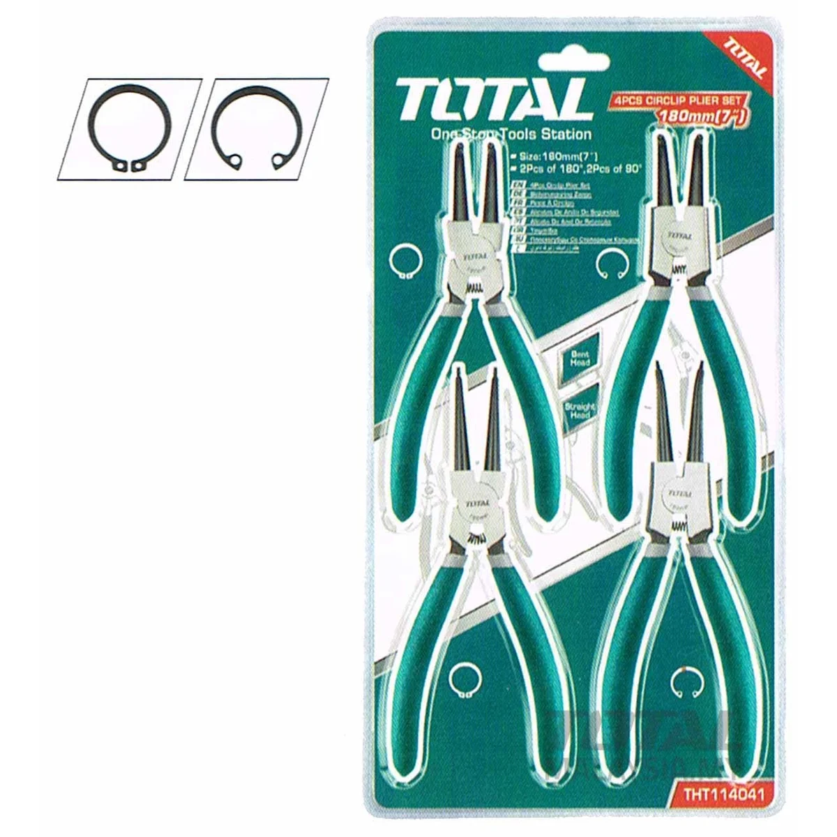 THT114041 4 Pcs Circlip Pliers Set