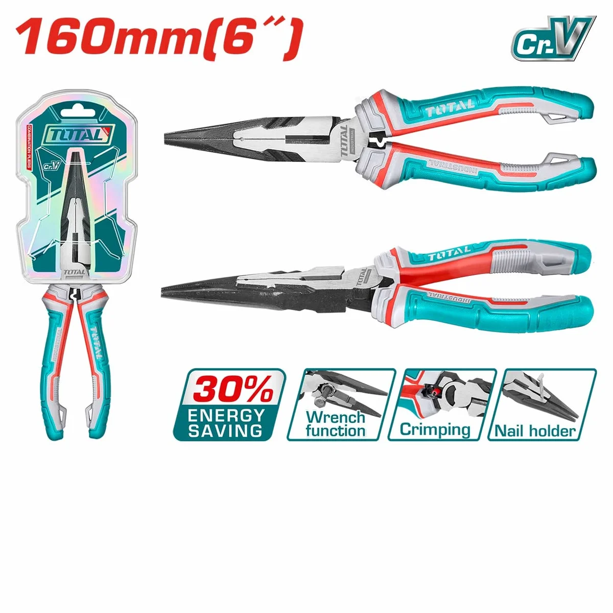 THT220606S High Leverage Long Nose Pliers