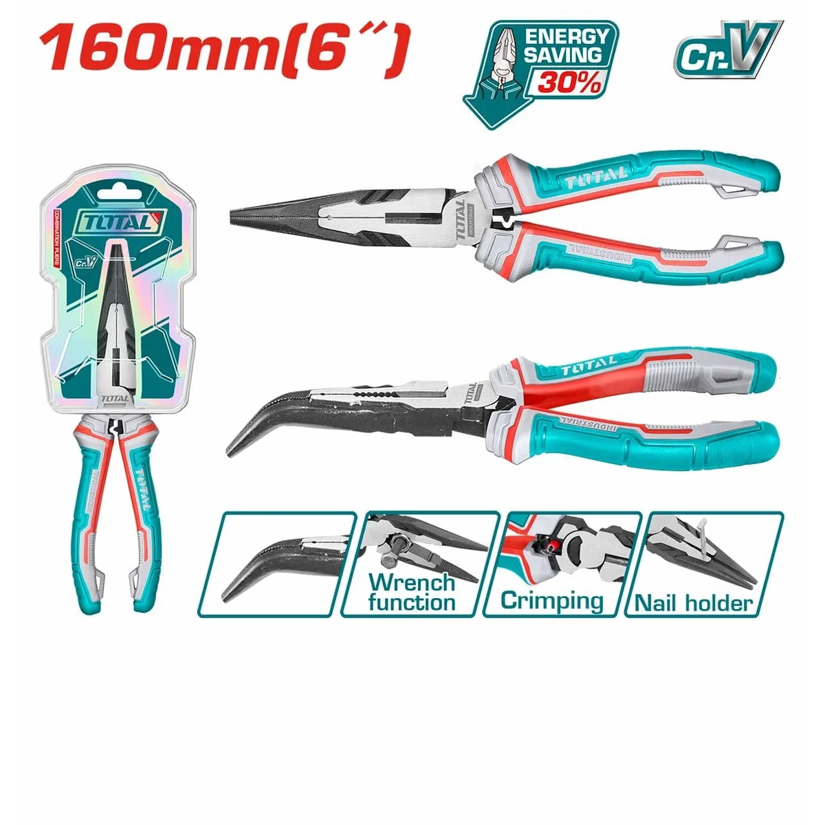 THT24616S High Leverage Bent Nose Pliers