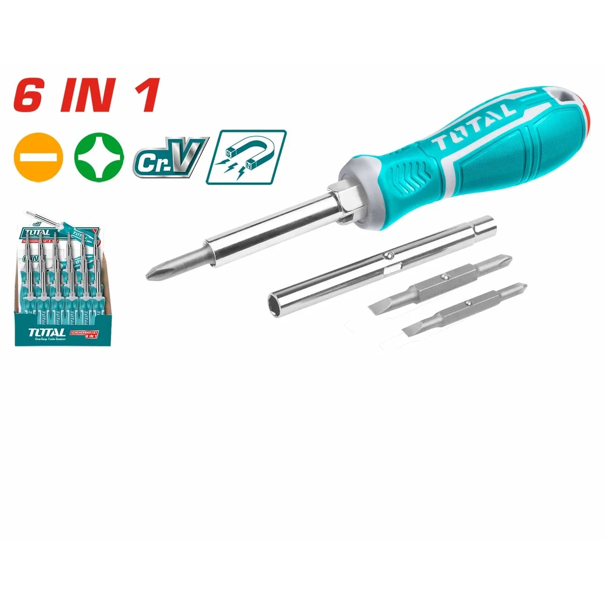 THT2506076 6 in 1 Screwdriver Set