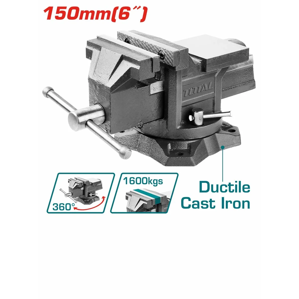 THT6166 Bench Vice