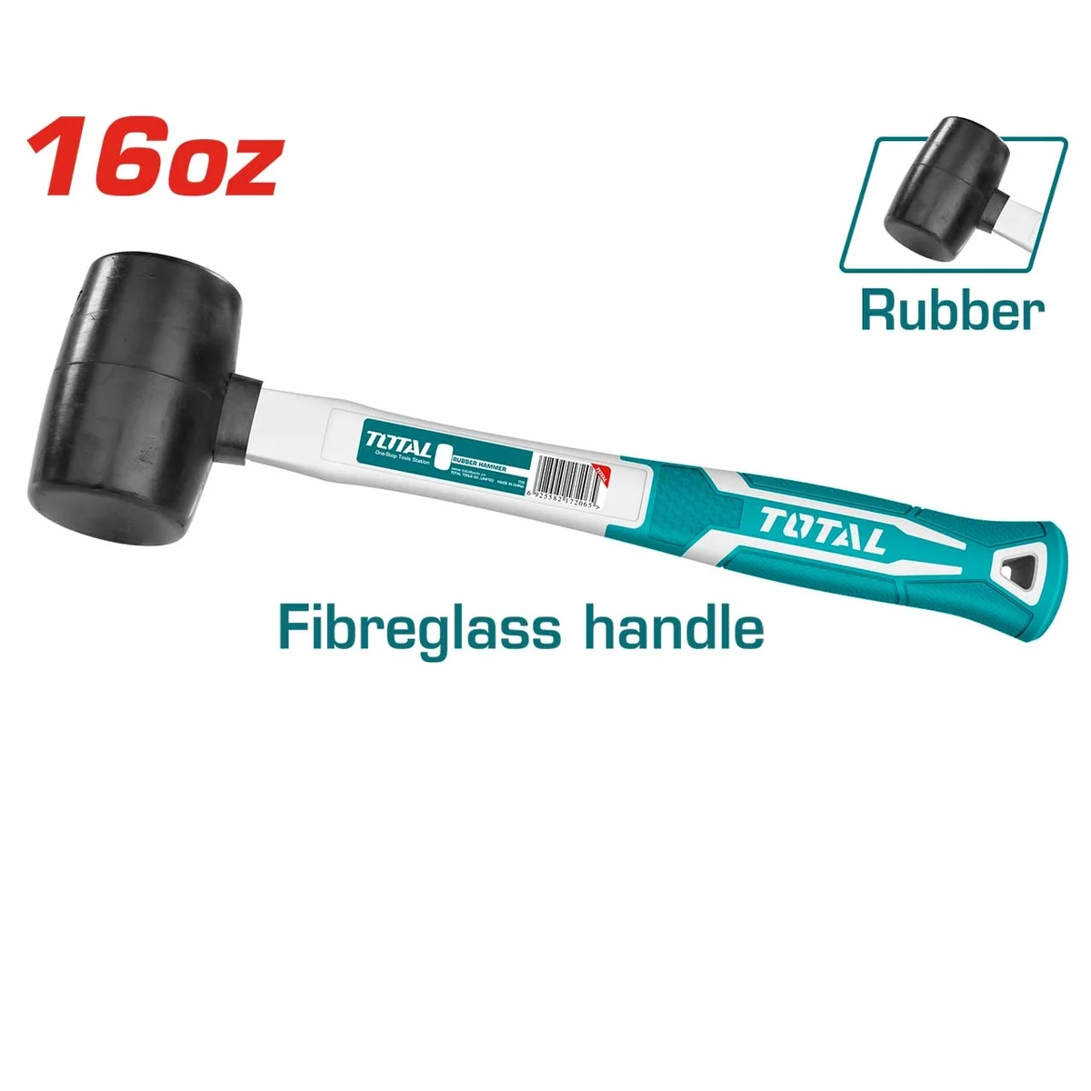 THT761616 Rubber Hammer