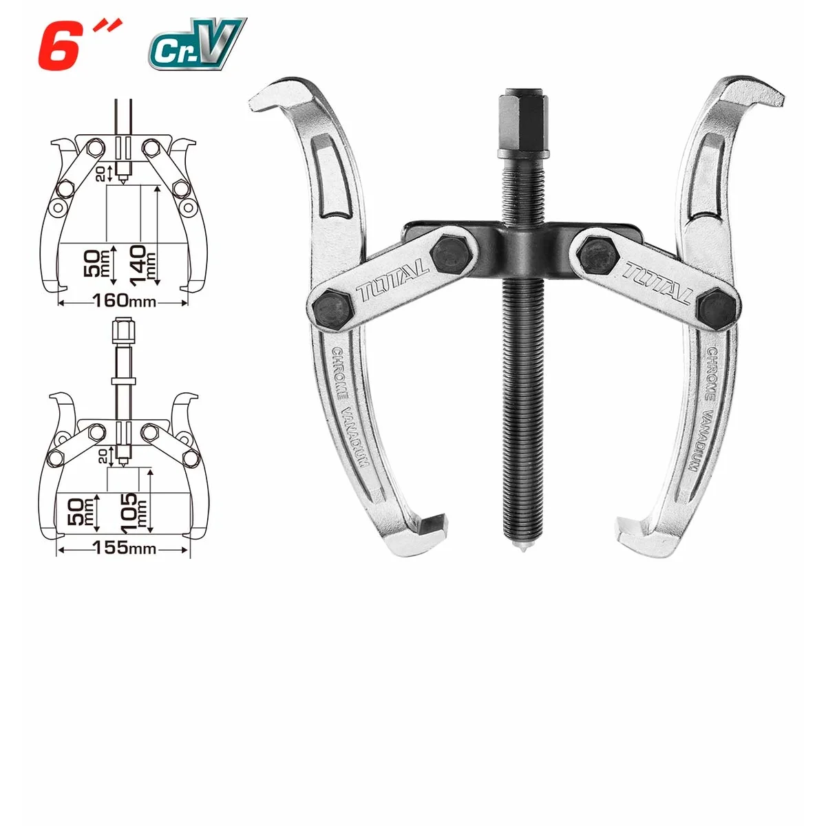 THTGP266 Gear Puller 2 Jaws