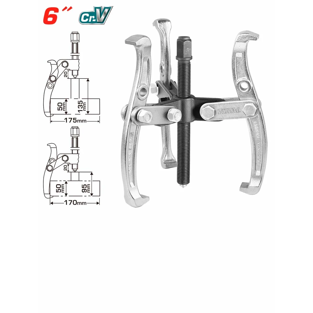 THTGP366 Gear Puller 3 Jaws