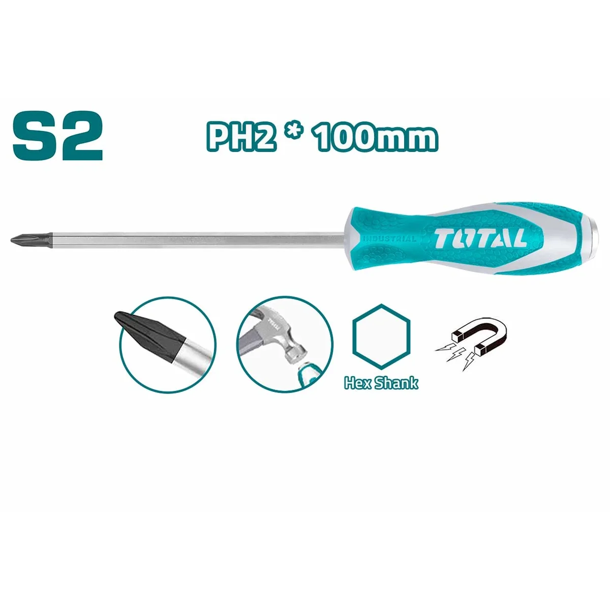 THTGTSPH2100 Phillips Go-through Screwdriver