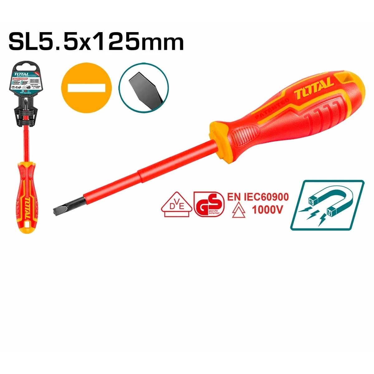 THTIS5125 Insulated Slotted Screwdriver