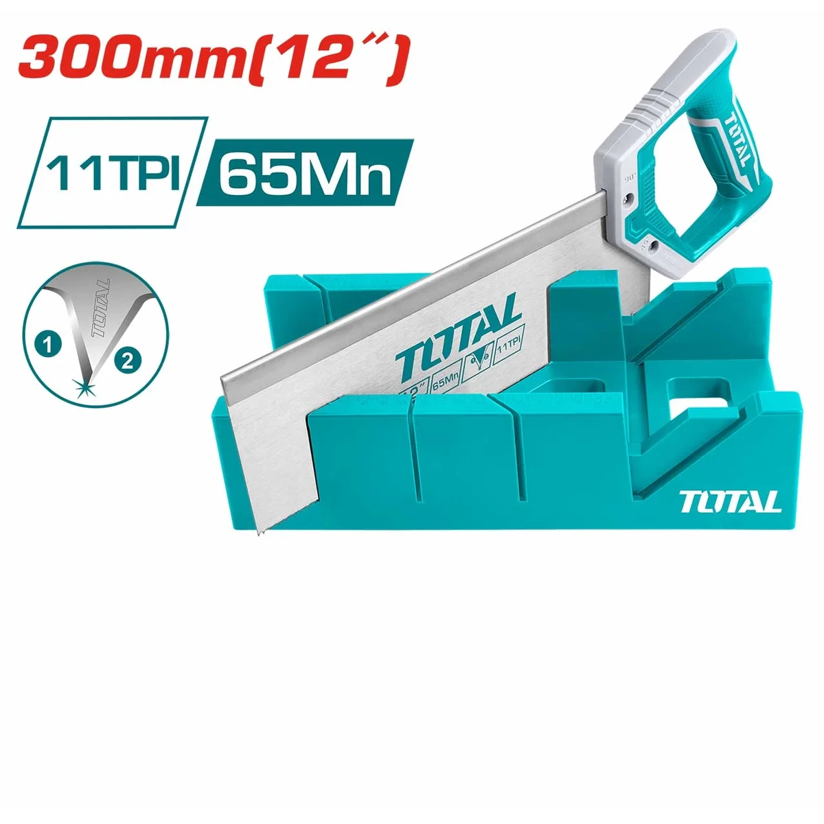 THTK591262 Mitre Box and Back Saw Set