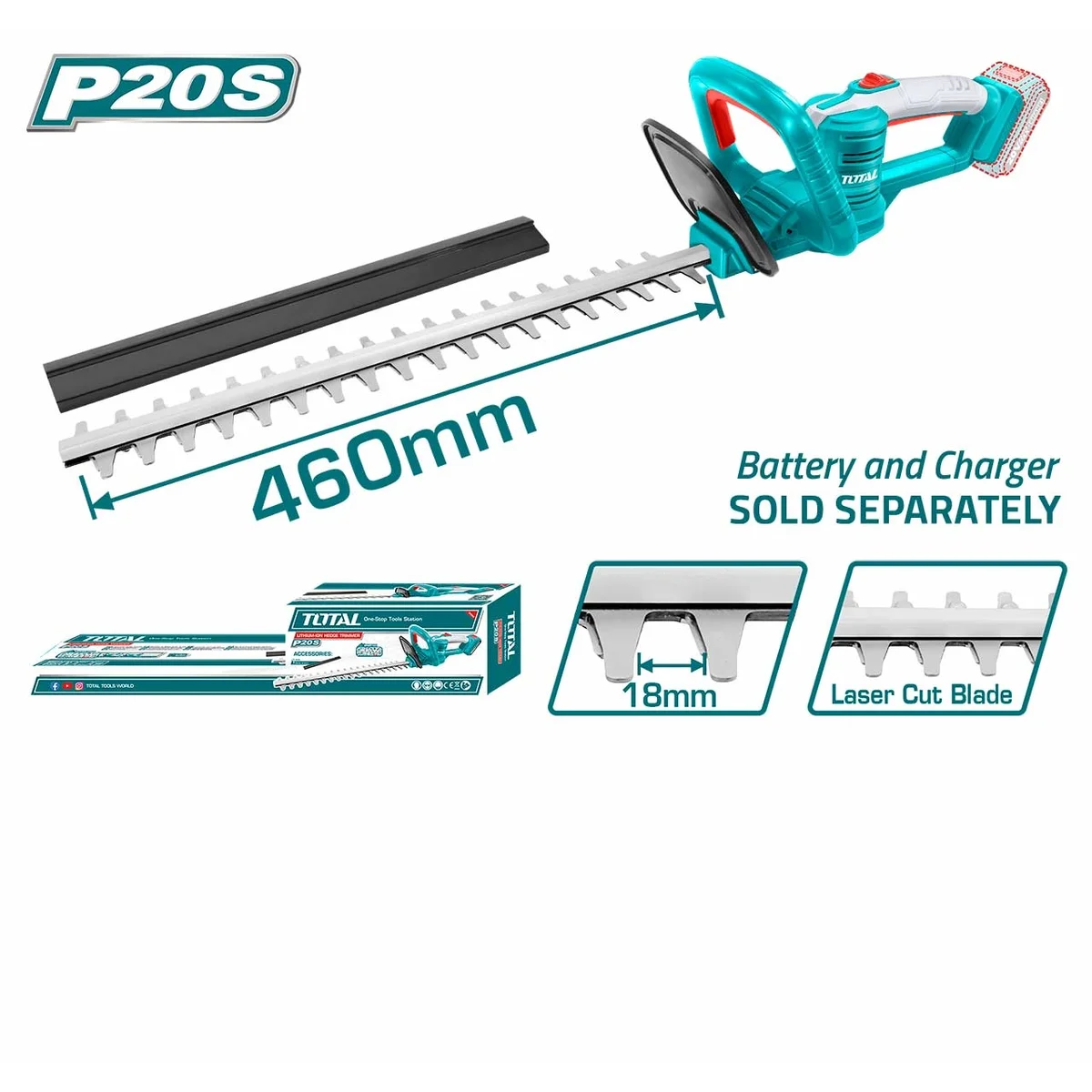 THTLI20018 Li-ion Hedge Trimmer