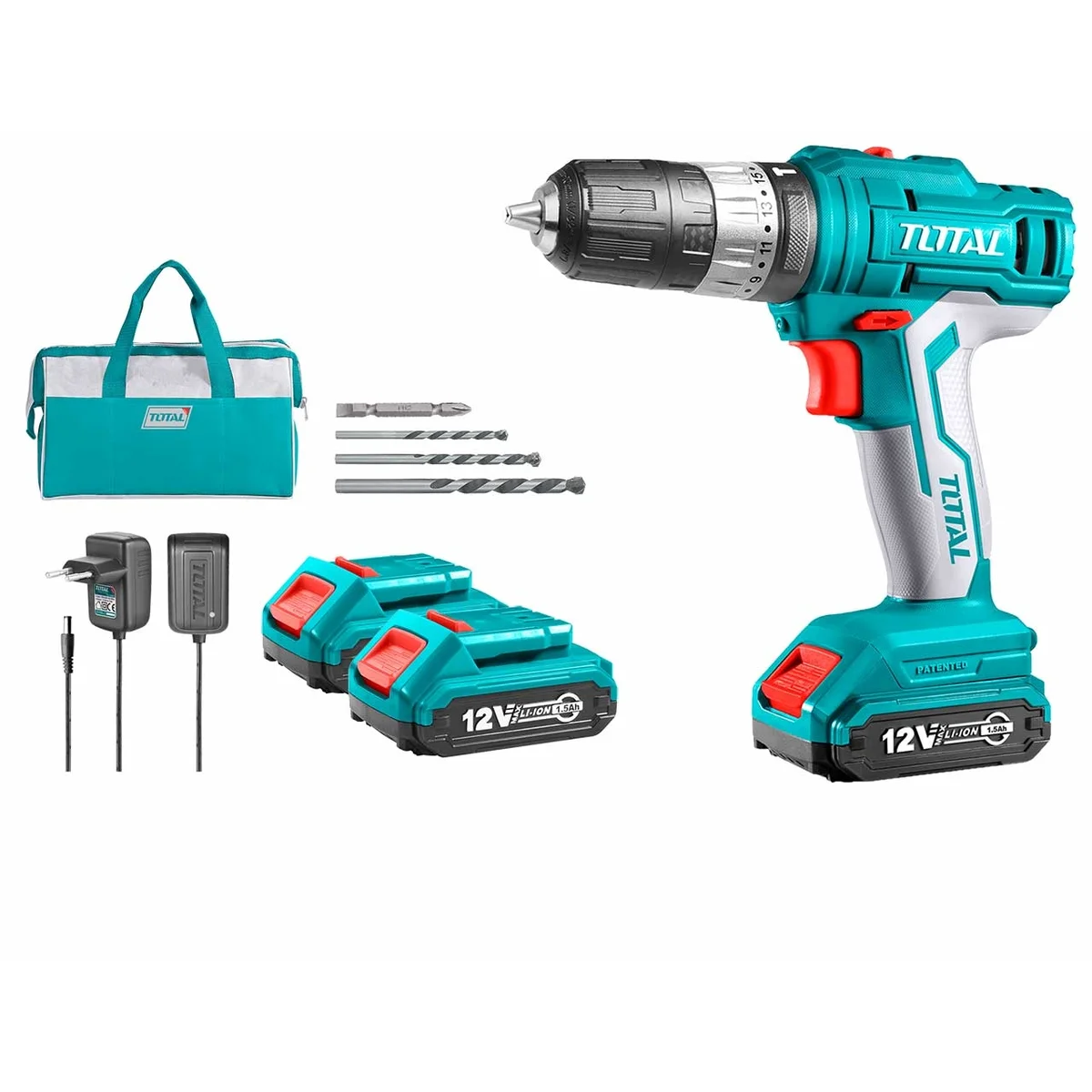 TIDLI1222 Li-ion Cordless Impact Drill