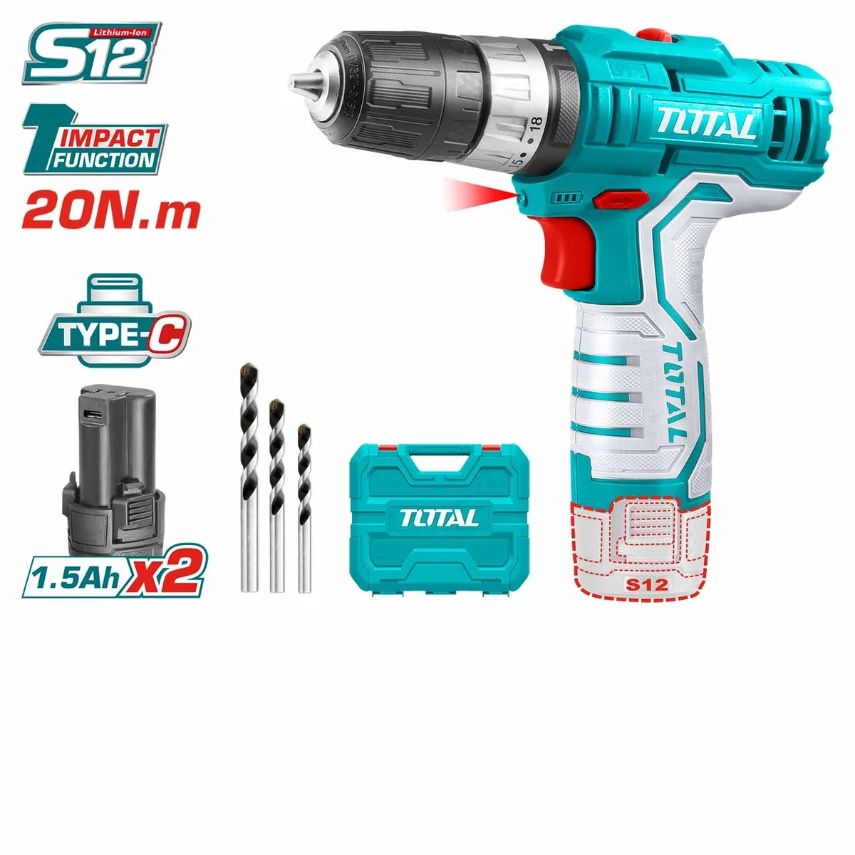 TIDLI12328 Li-ion Impact Drill