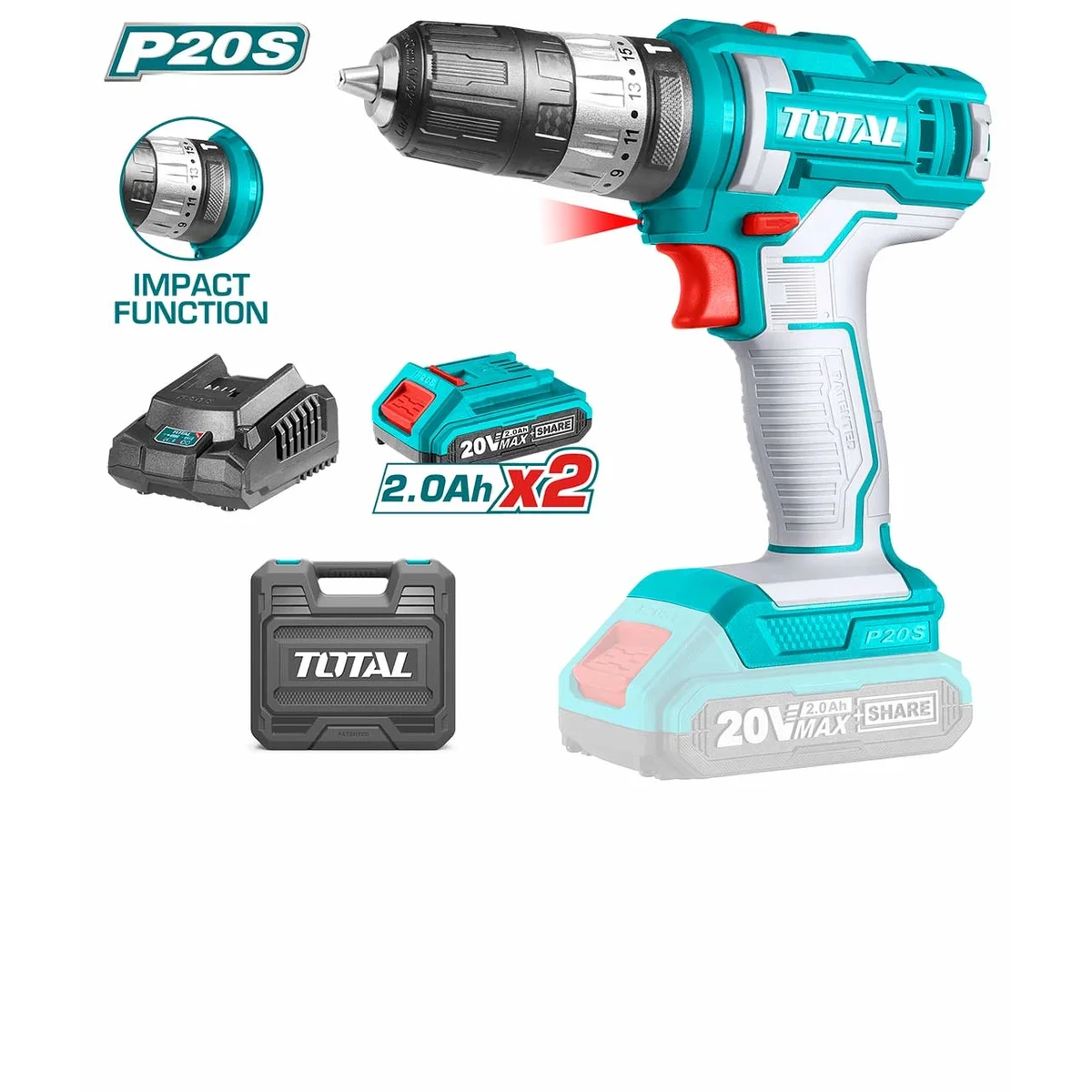 TIDLI20145 Li-ion Impact Drill