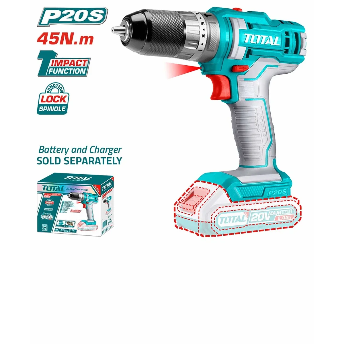 TIDLI201455 Li-ion Impact Drill