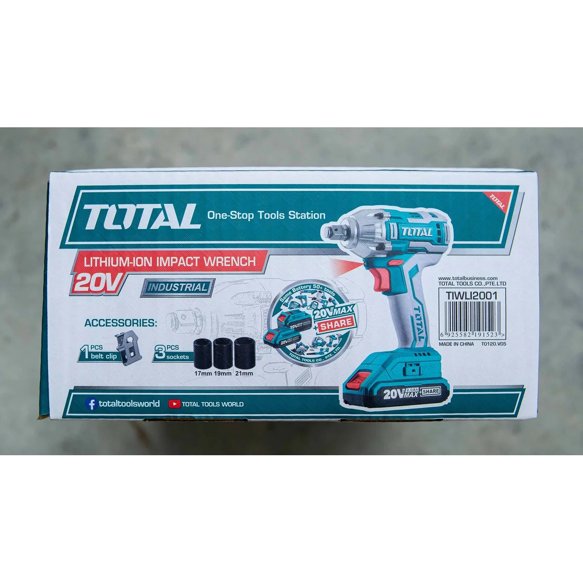 TIWLI2001 Li-ion Cordless Impact Wrench