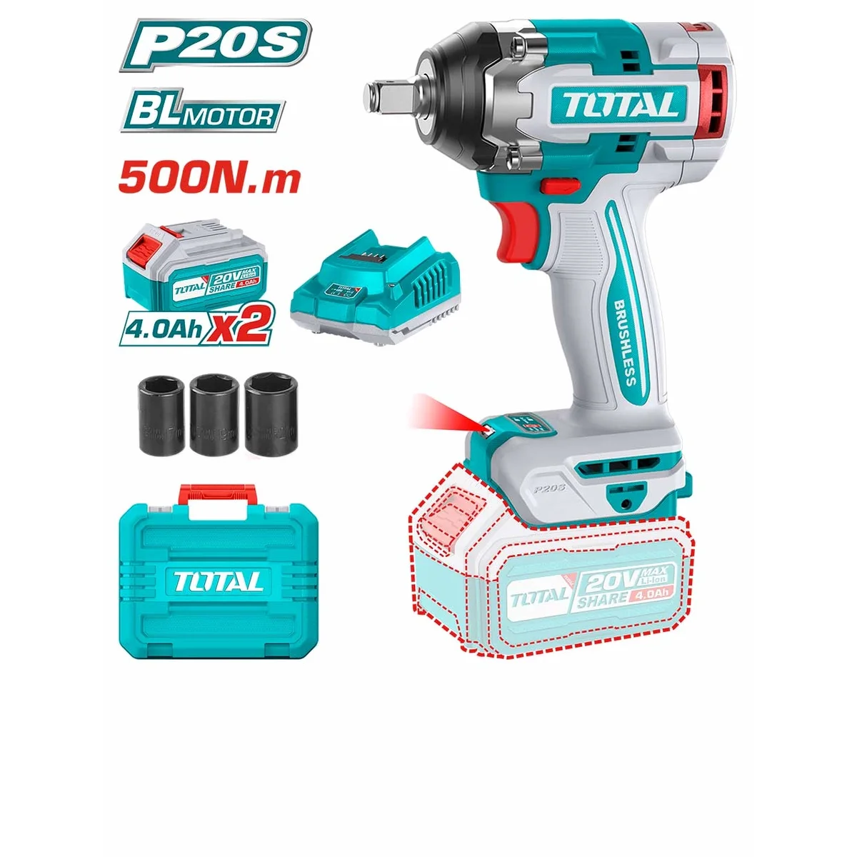 TIWLI2050 Li-ion Impact Wrench