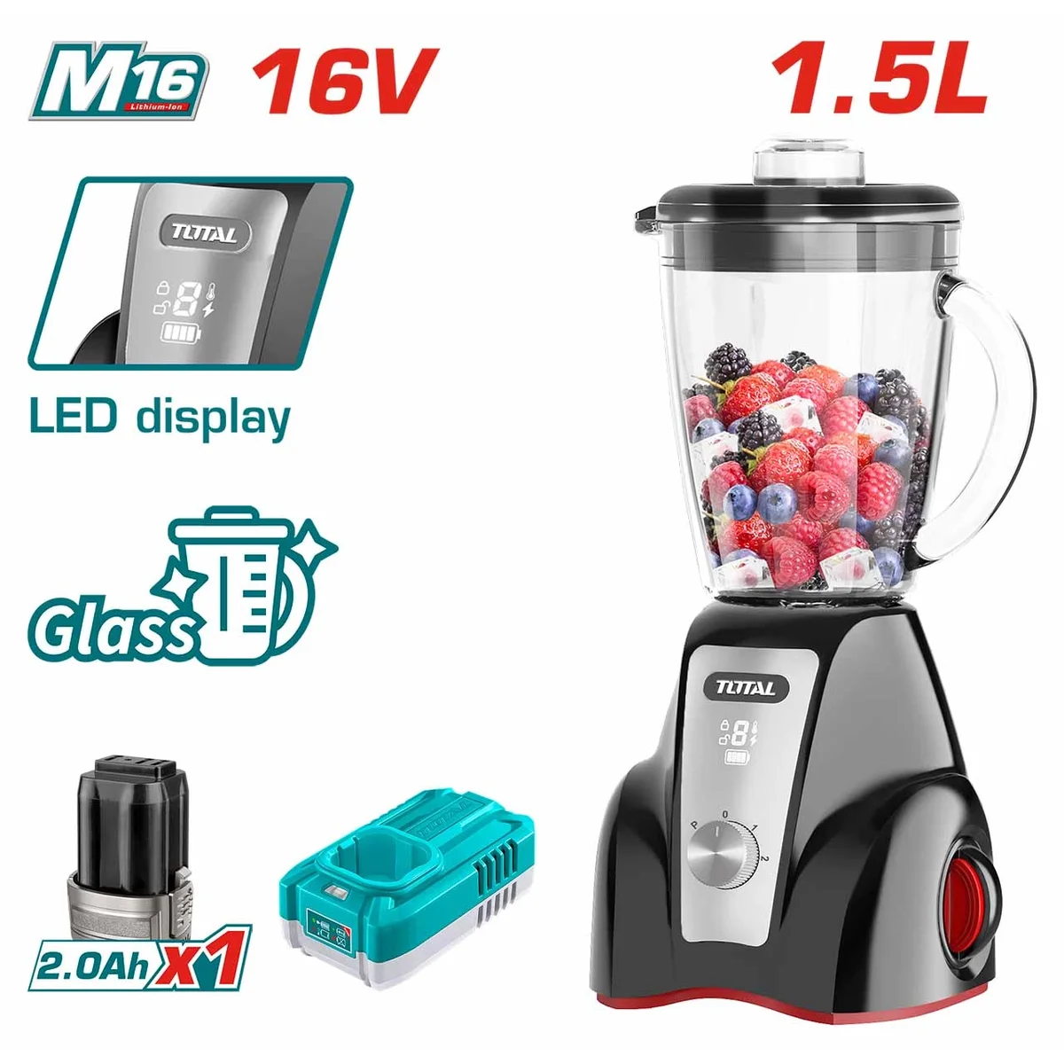 TJB052K Li-ion Cordless Stand Blender