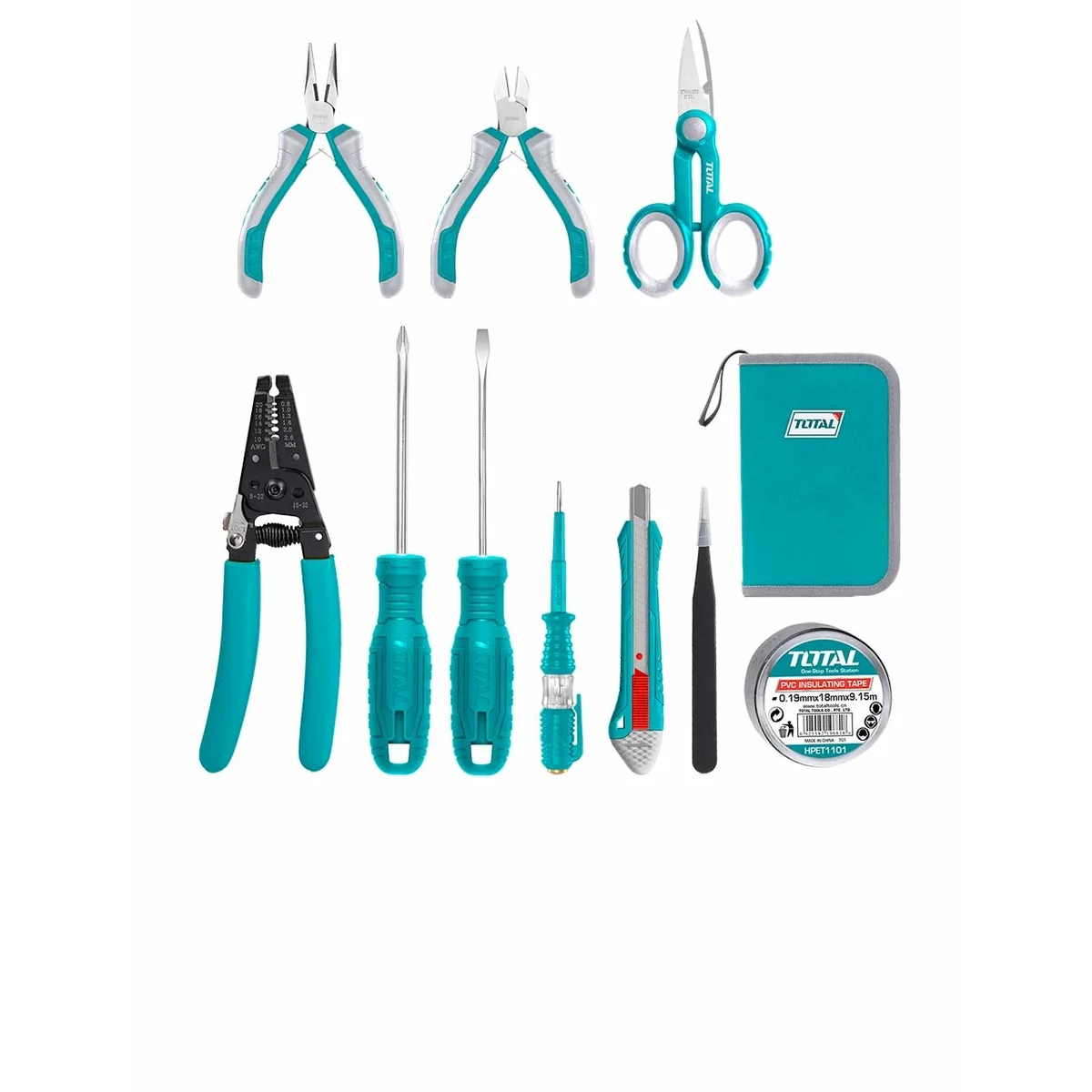TKETS0111 11 Pcs Electrician Tools Set