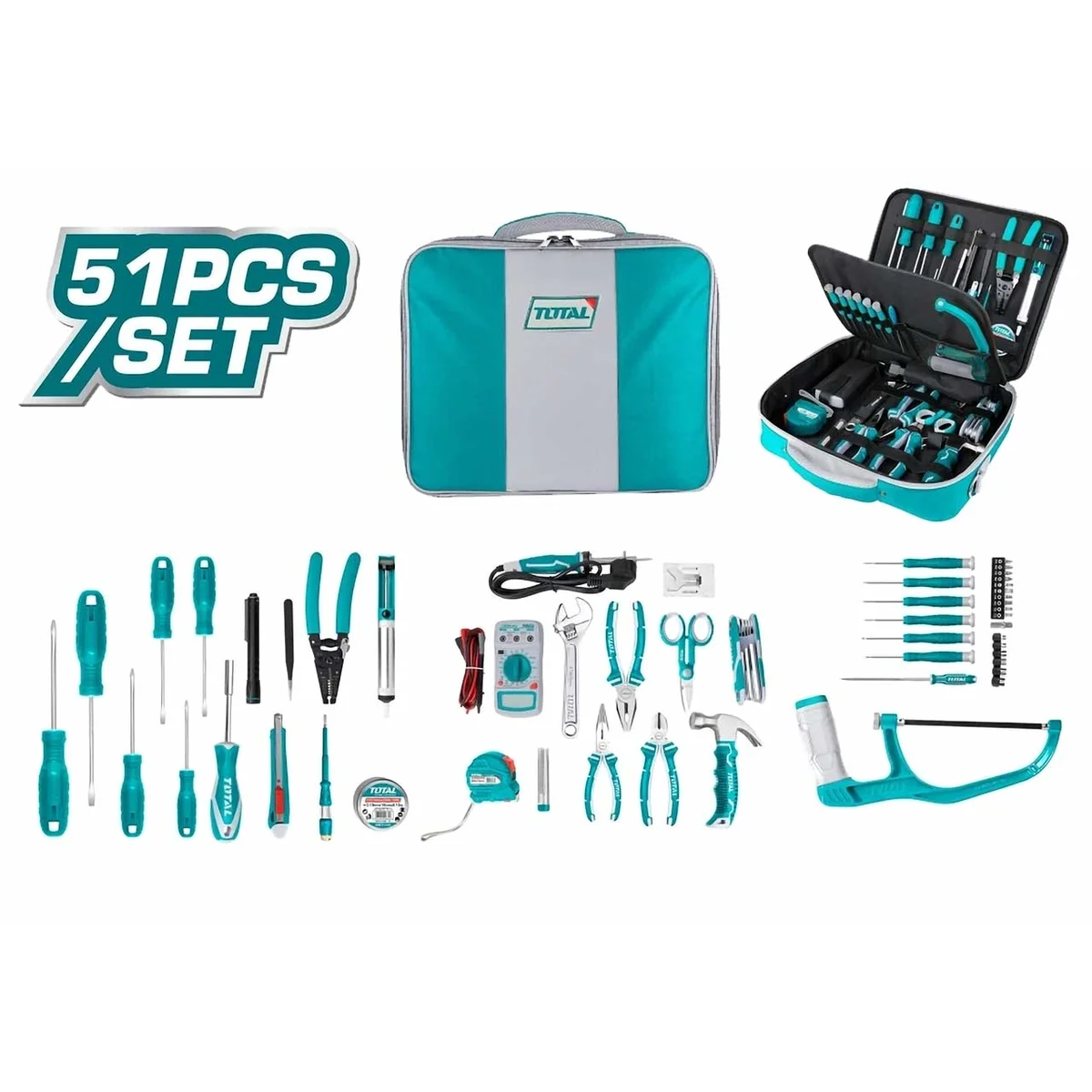 TKTTSK0512 51 Pcs Telecom Tools Set