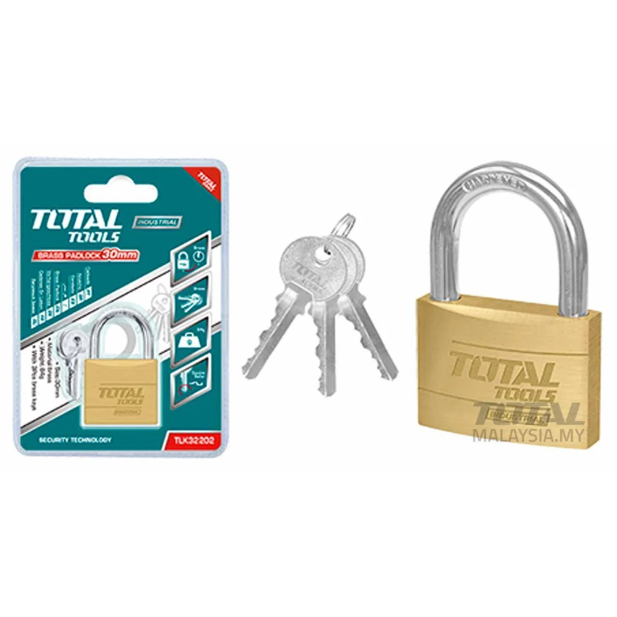 TLK32502 Brass Padlock