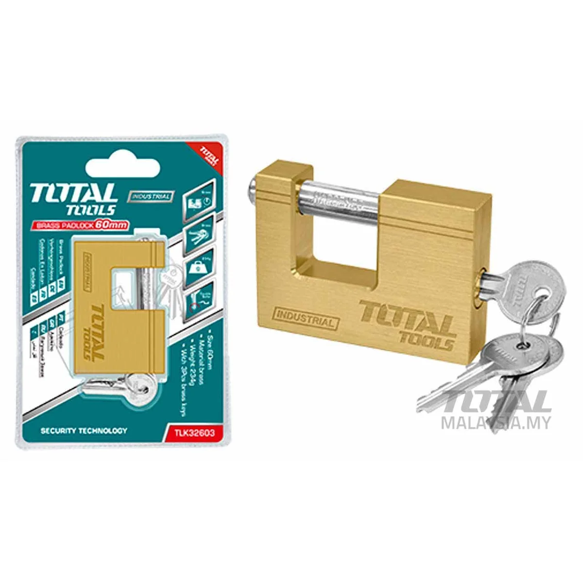 TLK32603 Brass Padlock