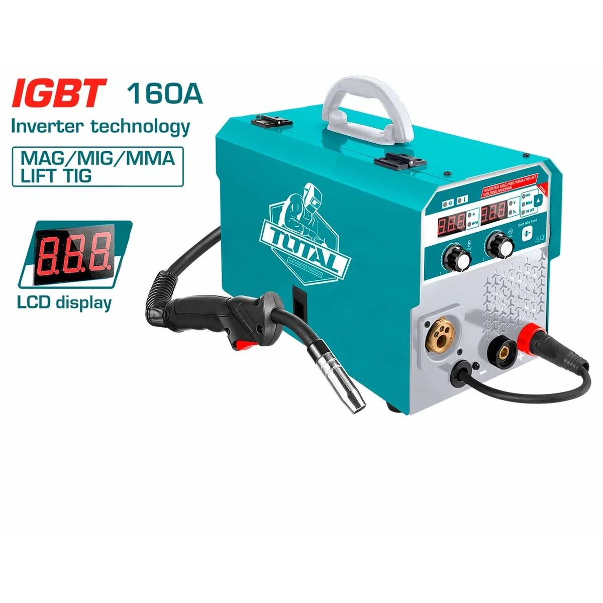 TMGT1601 Inverter MAG/MIG/MMA/TIG Lift Welding Machine