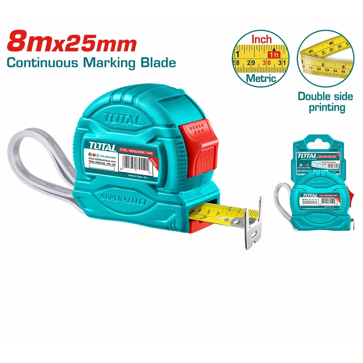 TMT34825 Steel Measuring Tape