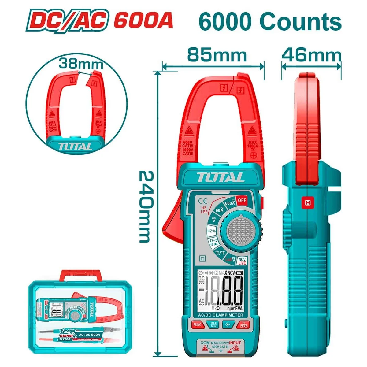 TMT766002 DC/AC Clamp Meter