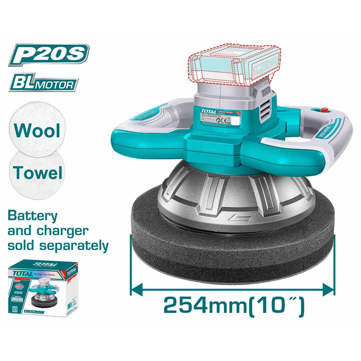 TOPLI202548 Li-ion Polisher