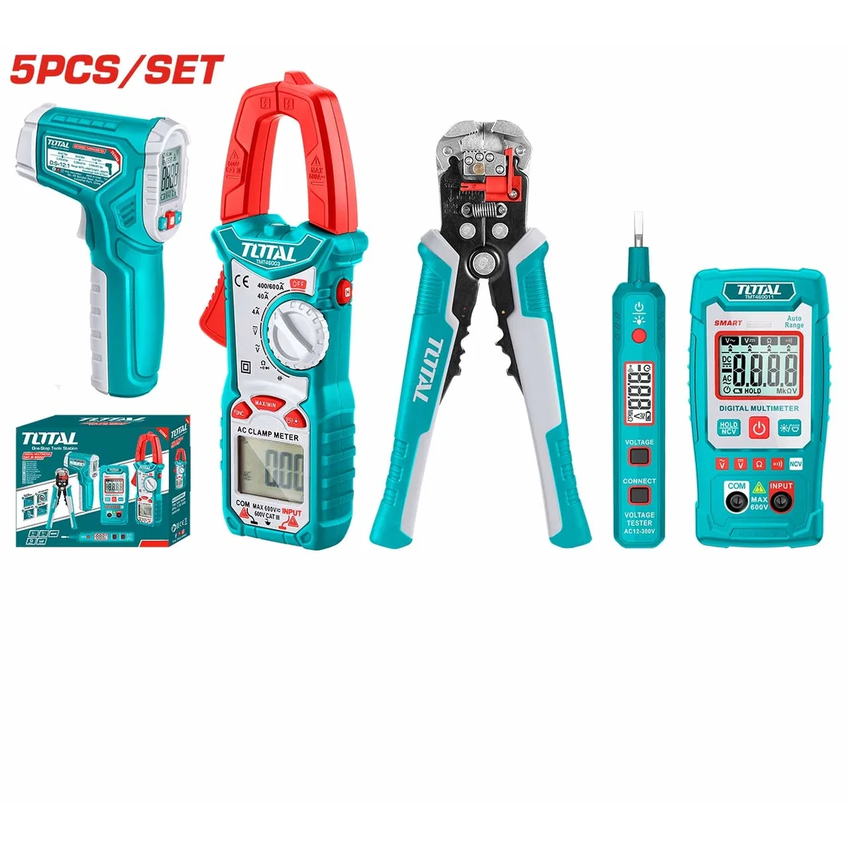 TOS23026 5 Pcs Electrical Test Kit Combo