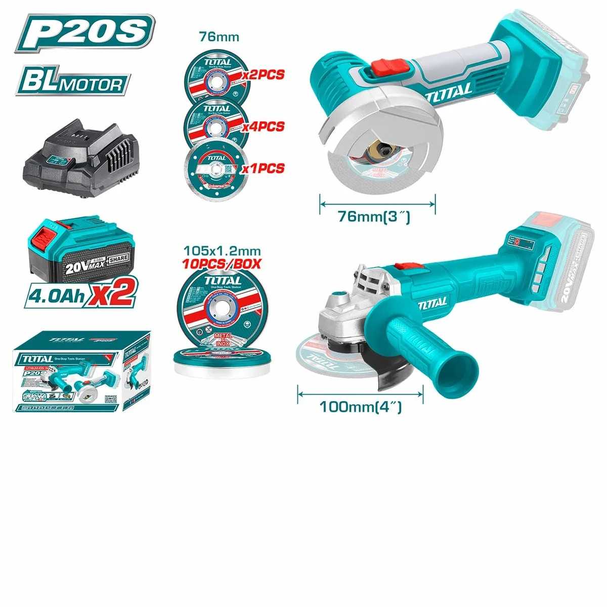 TOSLI2211410 Li-ion Cordless Combo