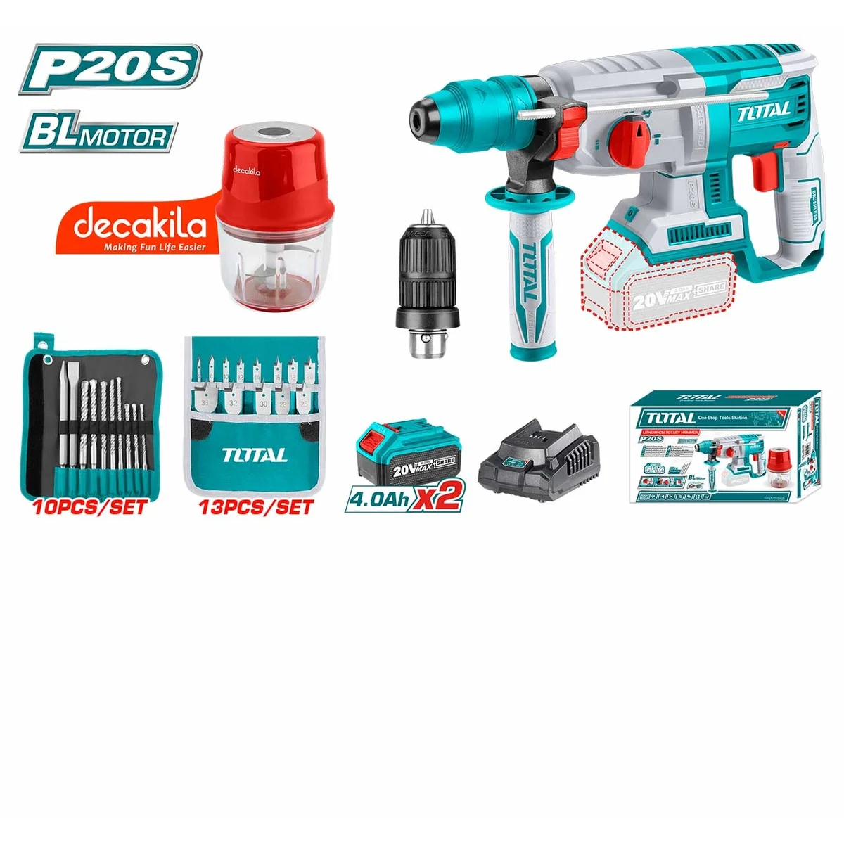 TOSLI23031 Li-ion Cordless 2 Pcs Combo Kit
