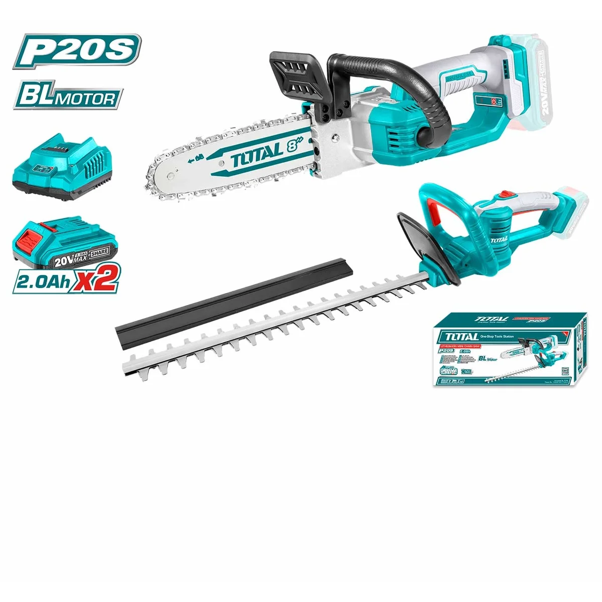 TOSLI23044 Li-ion Chain Saw & Hedge Trimmer Combo