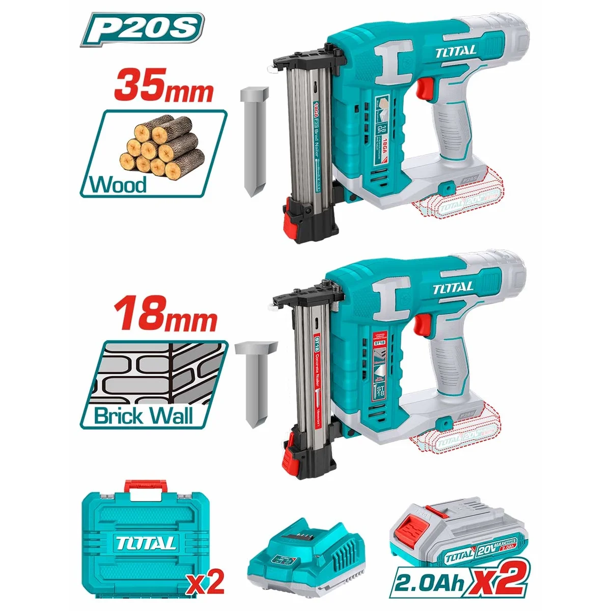 TOSLI240301 Li-ion 2 Pcs Combo Kit