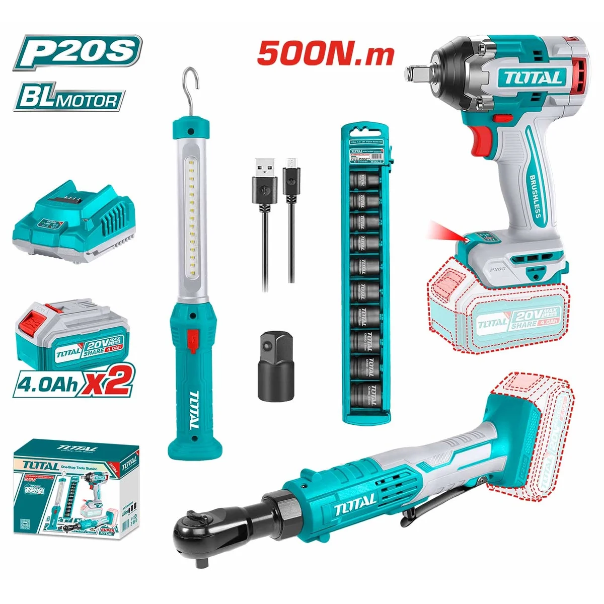 TOSLI240461 Li-ion 3 Pcs Combo Kit