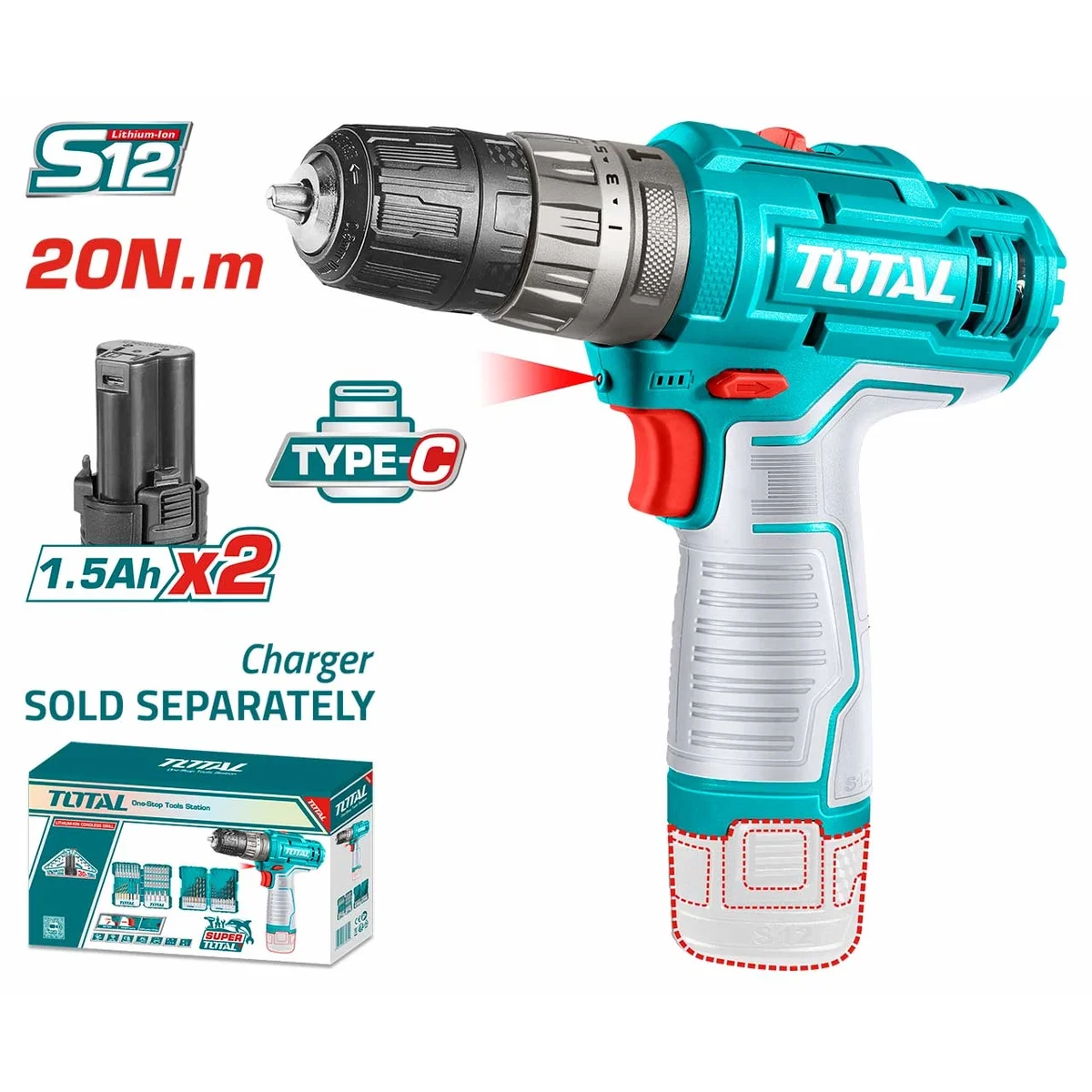 TOSLI240467 Li-ion Impact Drill