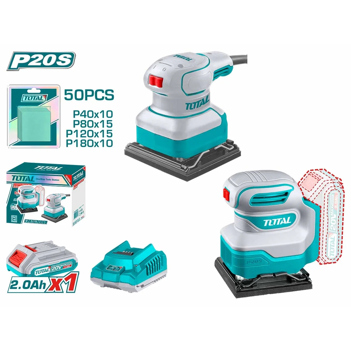 TOSLI240582 Li-ion 2 Pcs Combo Kit