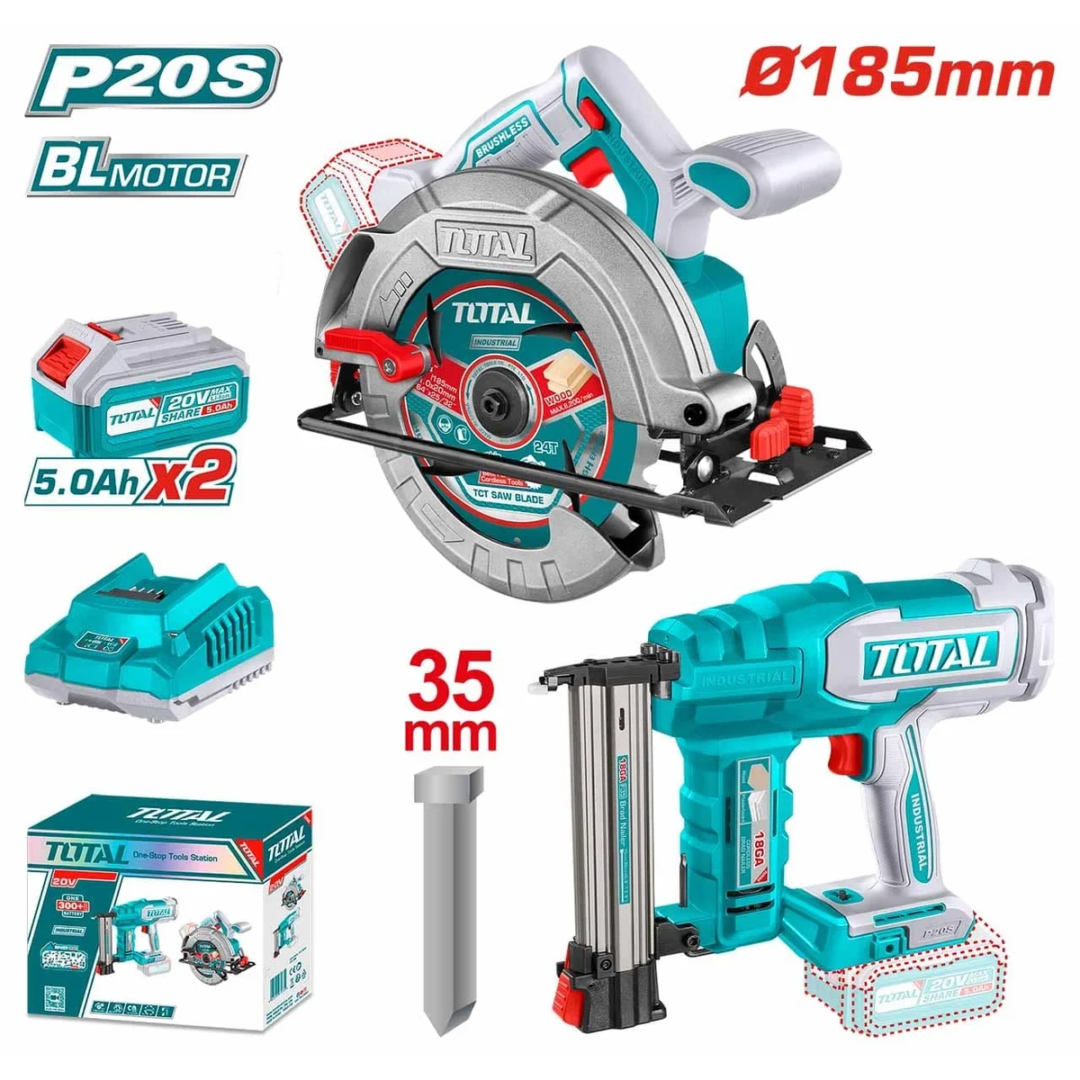 TOSLI240866 Li-ion 2 Pcs Combo Kit