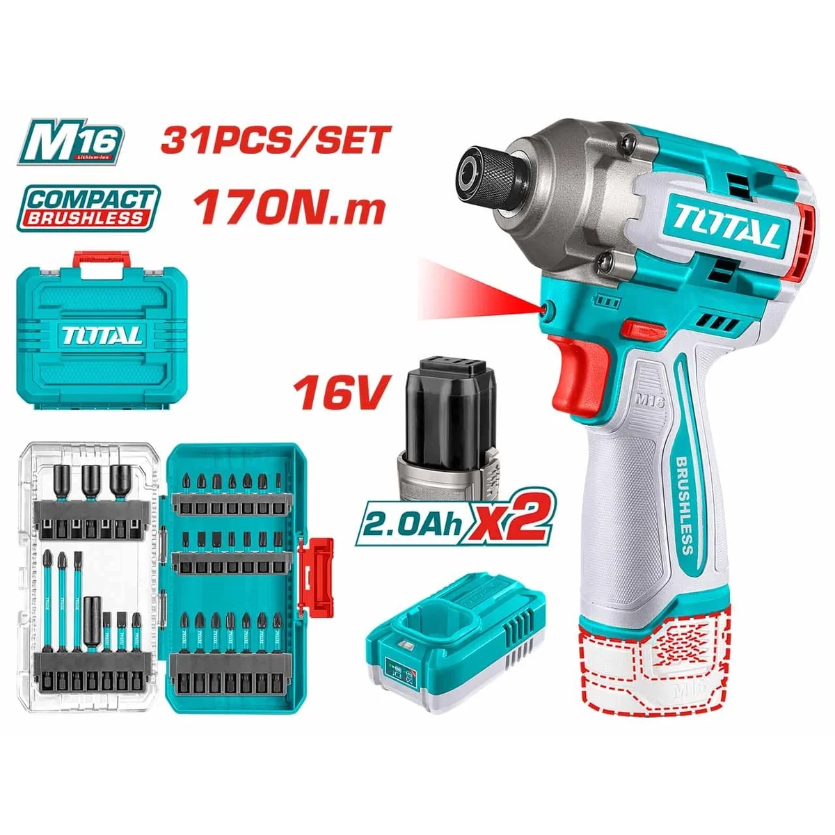 TOSLI241083 Brushless Li-ion Impact Driver