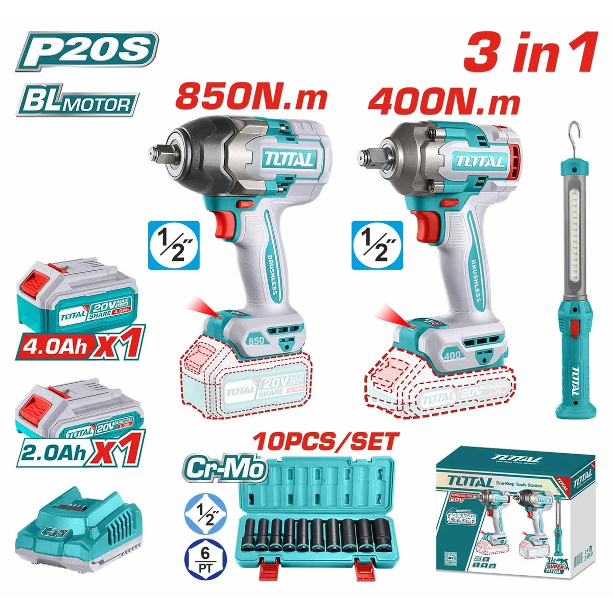 TOSLI241195 Li-ion 3 Pcs Combo Kit