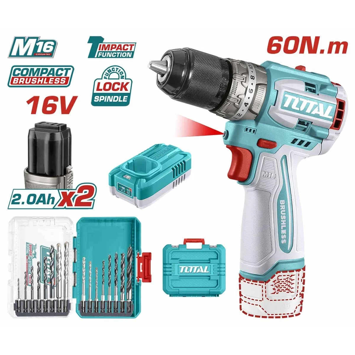 TOSLI241199 Li-ion Compact Brushless Impact Drill