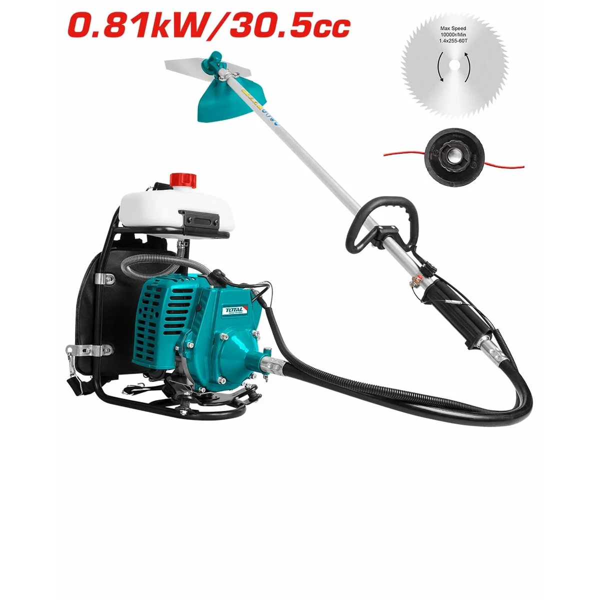 TP31261-2 Gasoline Grass Trimmer and Bush Cutter