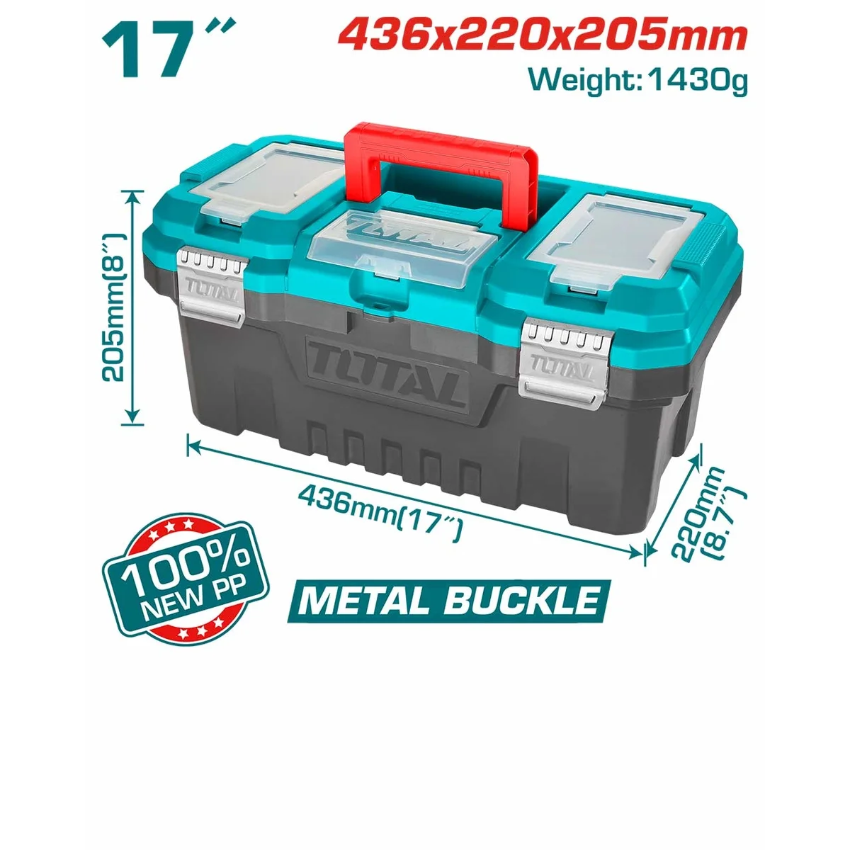TPBX0172 Plastic Tool Box