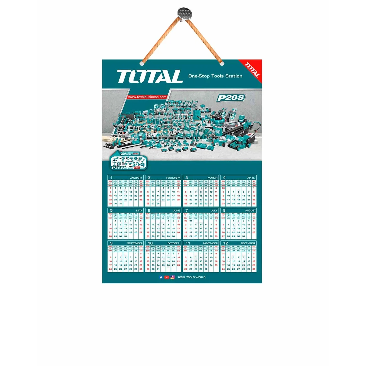 TPMWC01 Wall Calendar