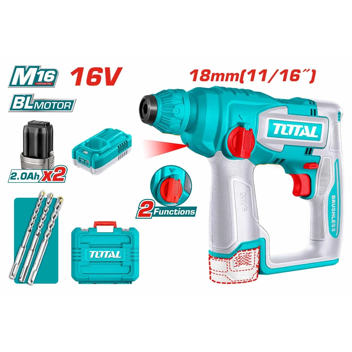 TRHLI16168 Li-ion Rotary Hammer
