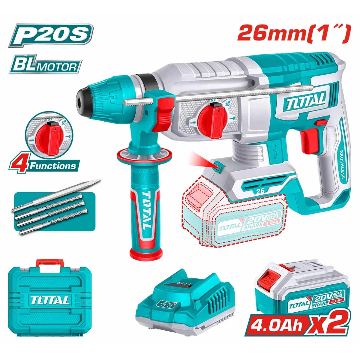 TRHLI202682 Li-ion Rotary Hammer