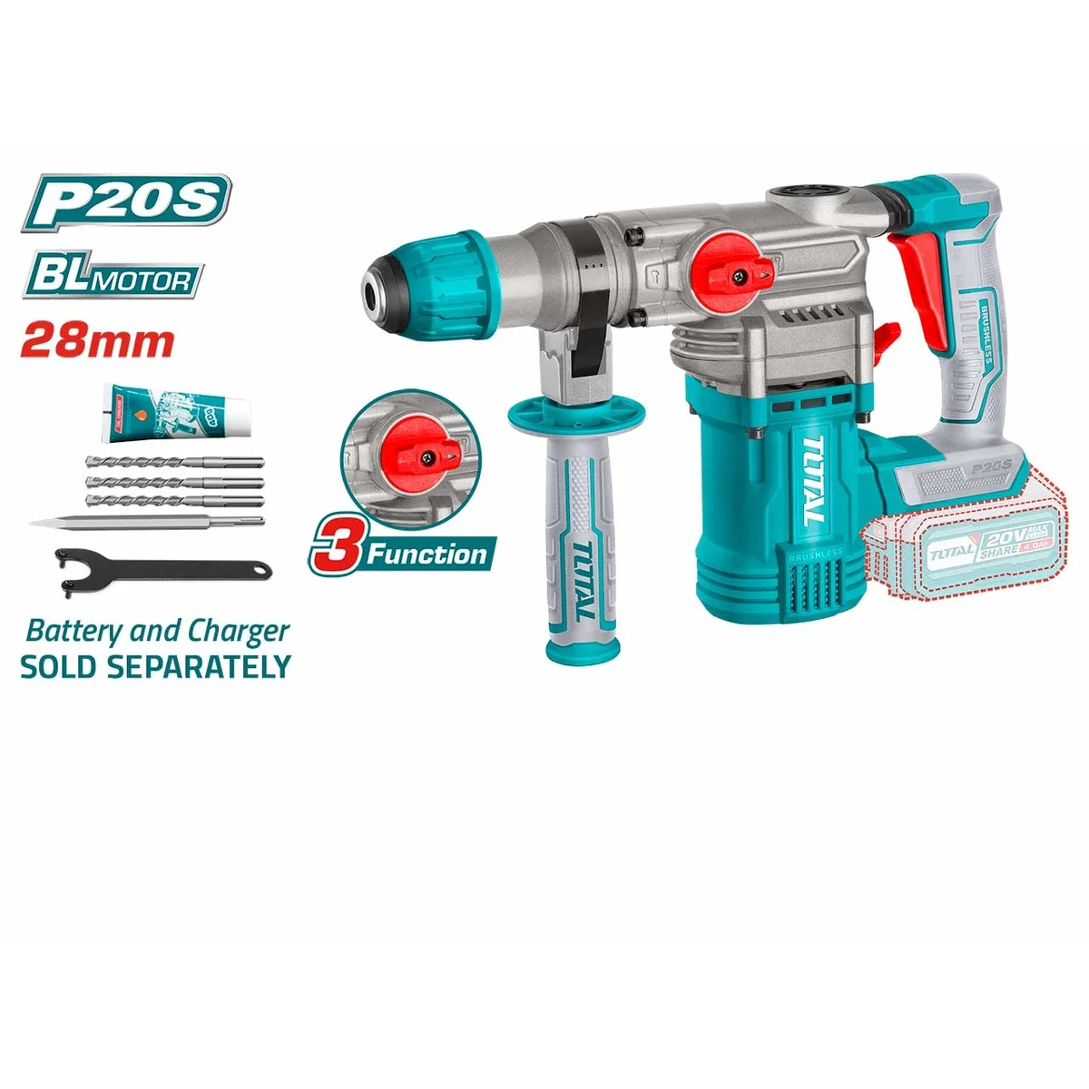 TRHLI20288 Li-ion Rotary Hammer