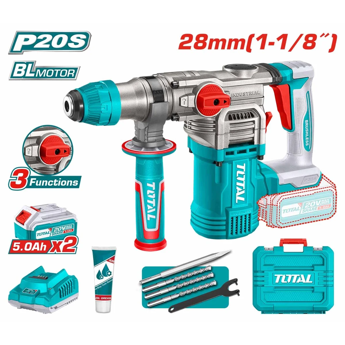 TRHLI202885 Li-ion Rotary Hammer