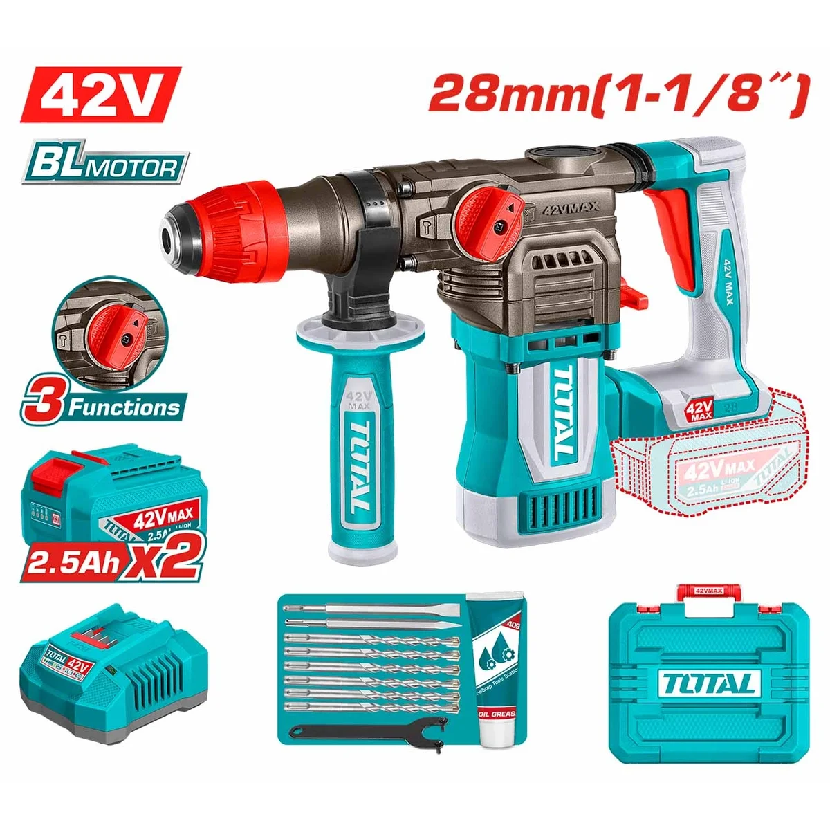 TRHLI422882 Li-ion Rotary Hammer