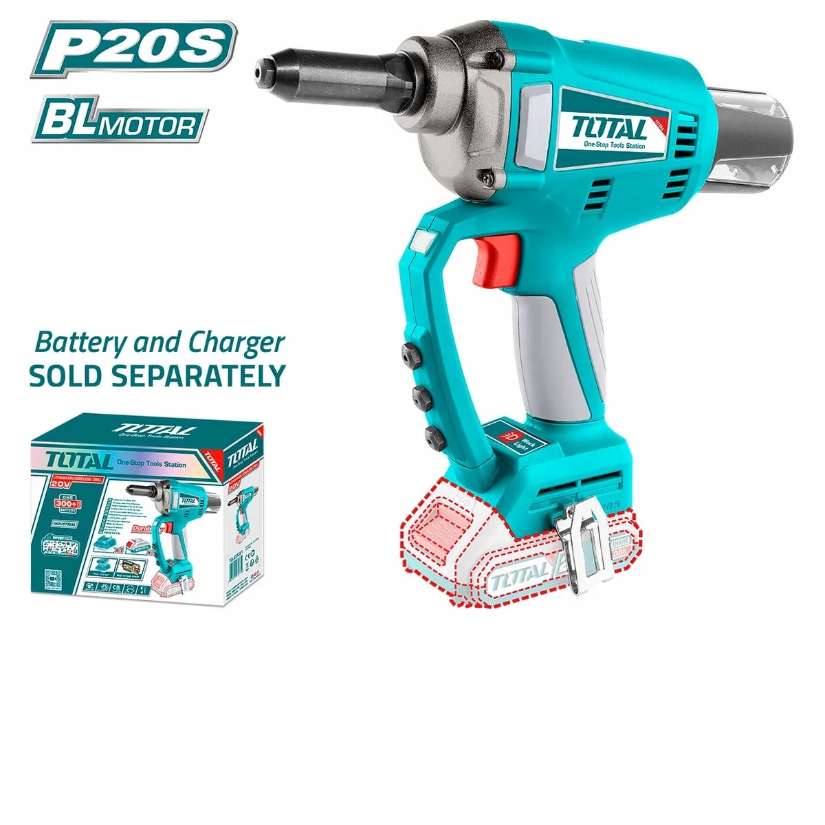 TRTLI2005 Li-ion Rivet Tool