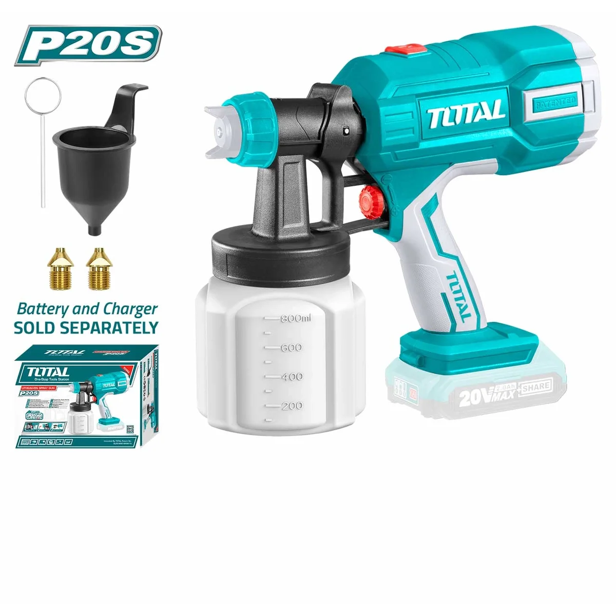 TSGLI2003 Li-ion Spray Gun