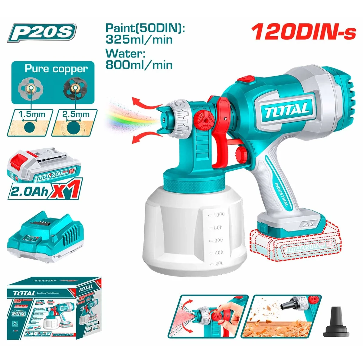 TSGLI20042 Li-ion Spray Gun
